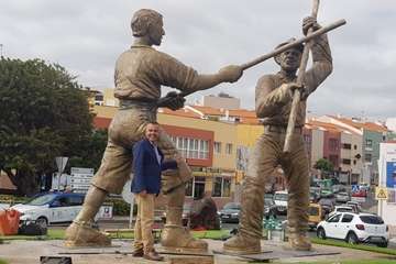  Parques y Jardines activa un plan Petra para recuperar las esculturas urbanas de Telde/TA.
